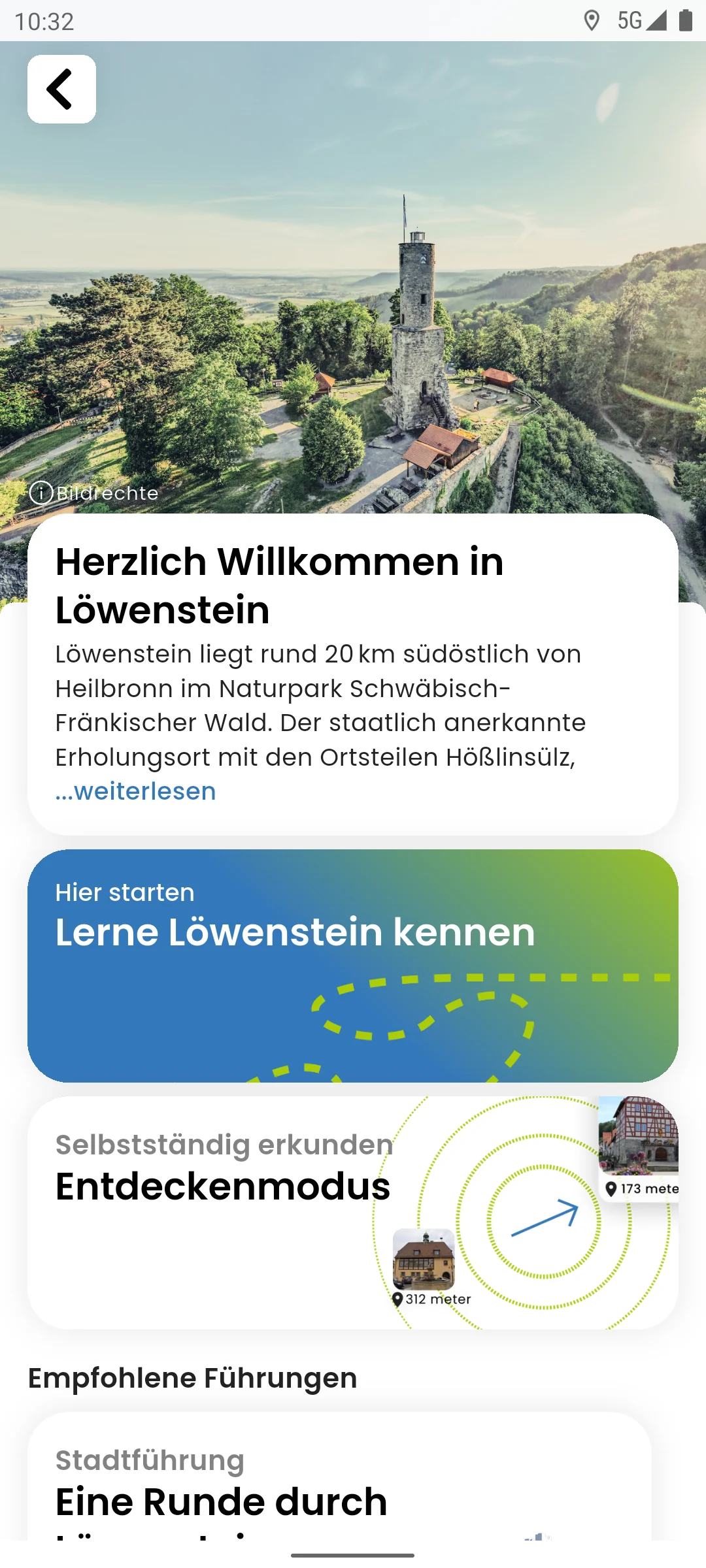 zeigmal App Screenshot – Löwenstein