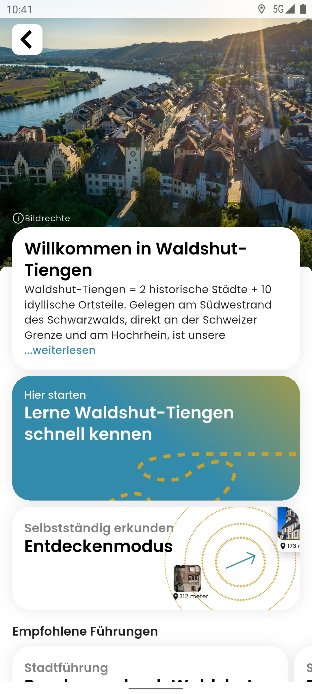 zeigmal App Screenshot – Waldshut-Tiengen