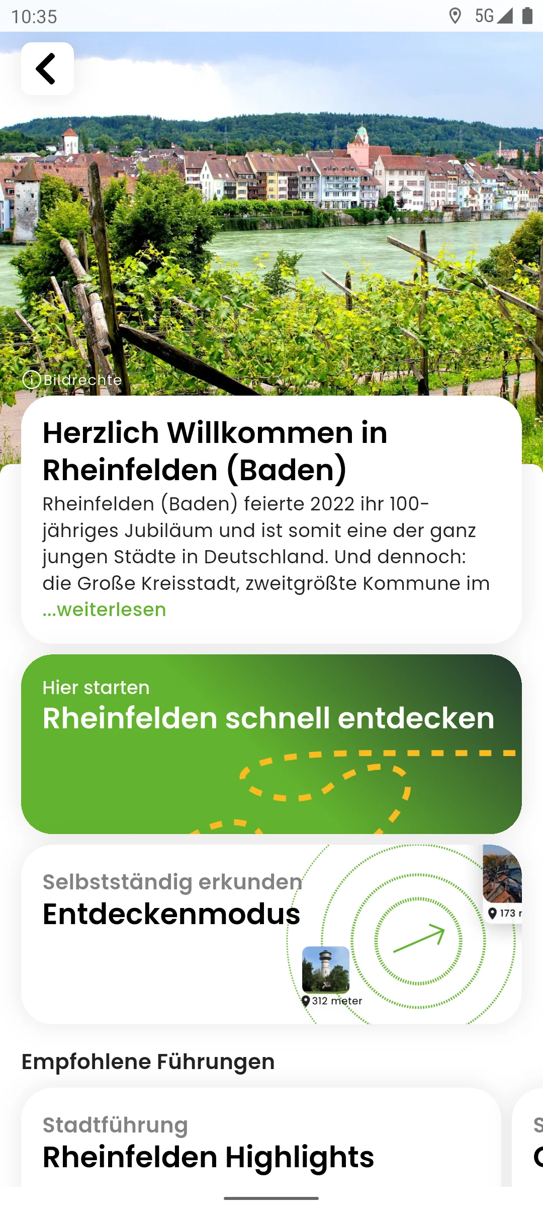 zeigmal App Screenshot – Rheinfelden (Baden)