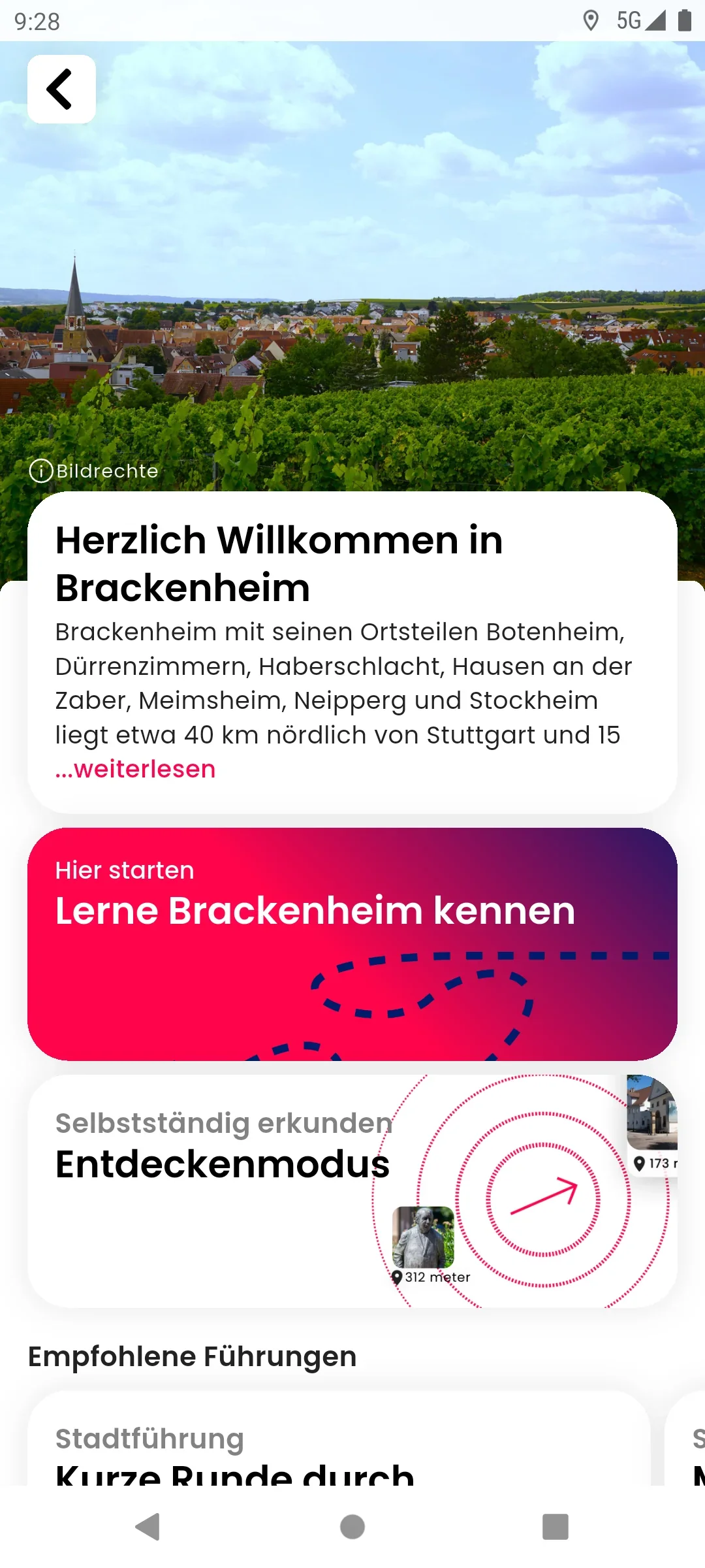 zeigmal App Screenshot – Brackenheim
