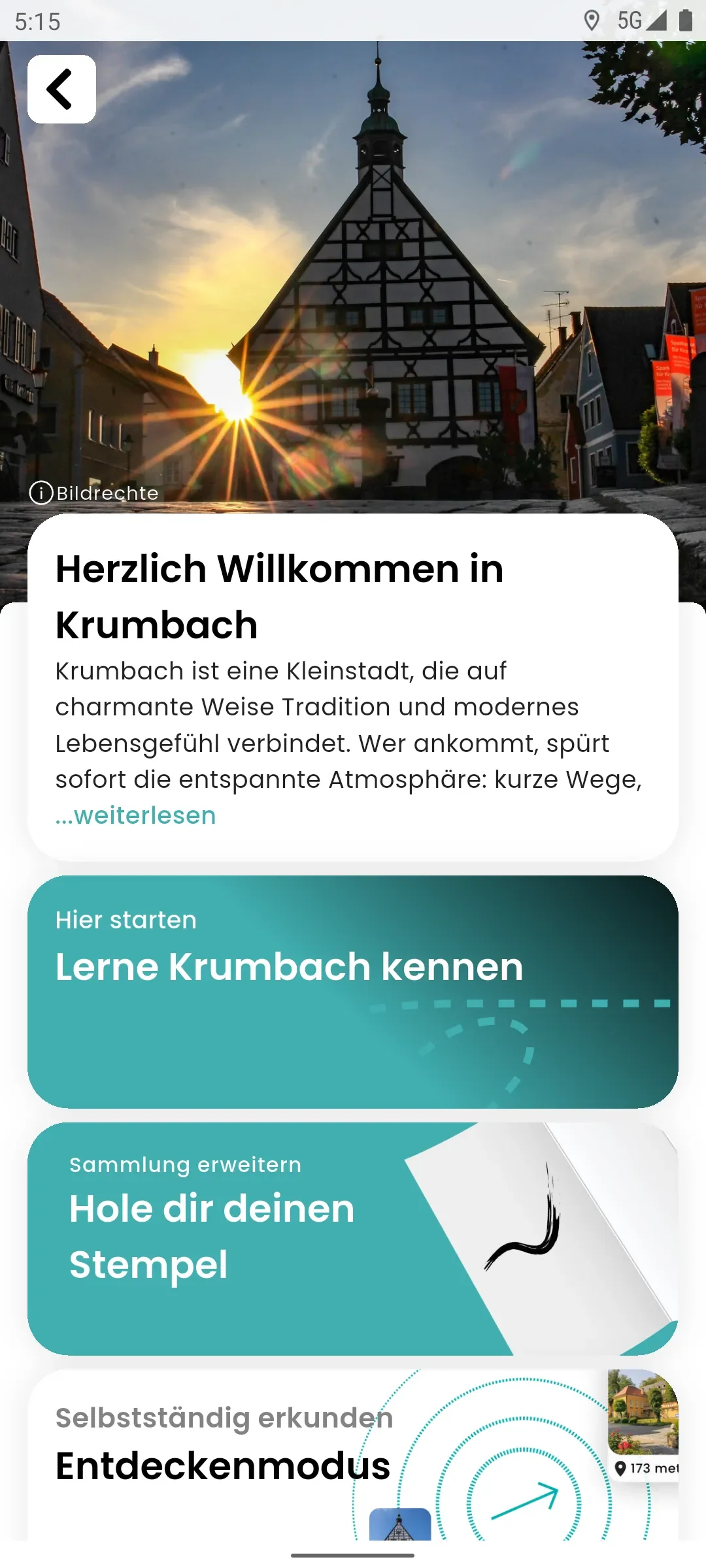 zeigmal App Screenshot – Krumbach
