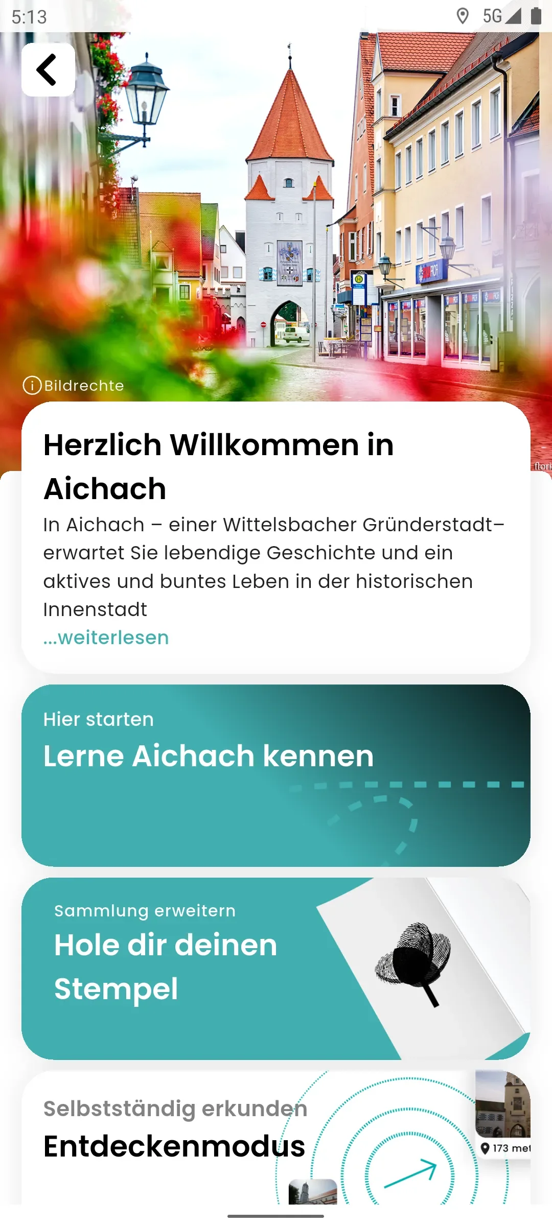 zeigmal App Screenshot – Aichach