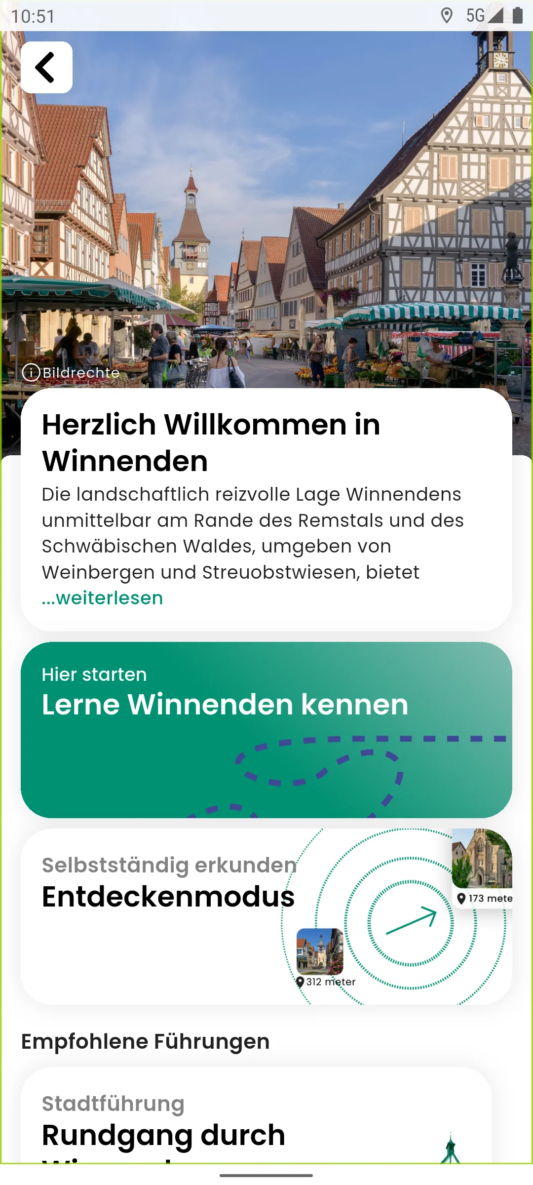 zeigmal App Screenshot – Winnenden