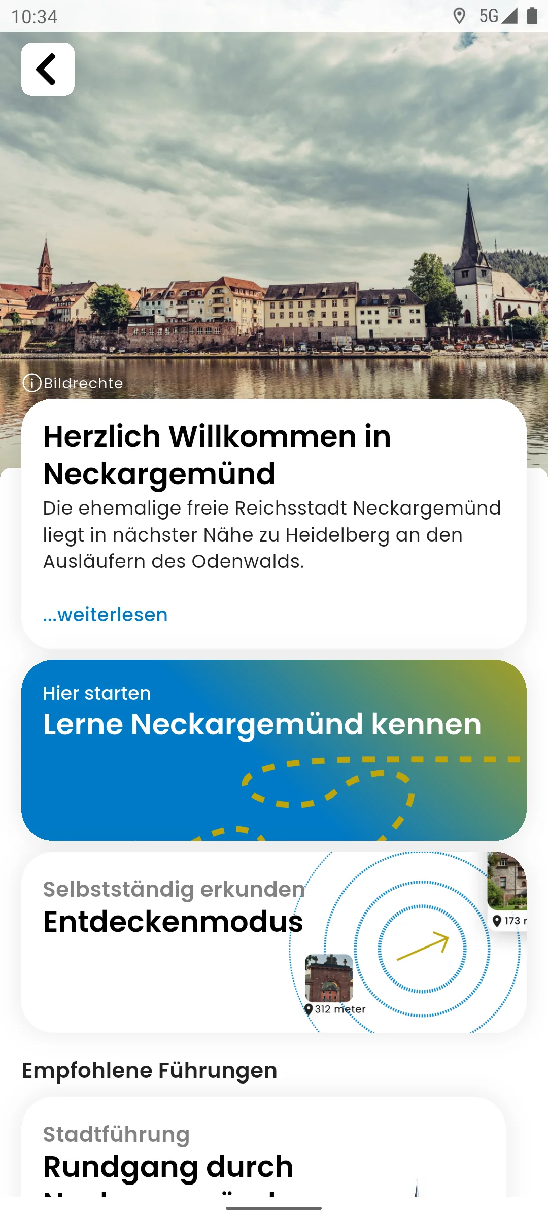 zeigmal App Screenshot – Neckargemünd