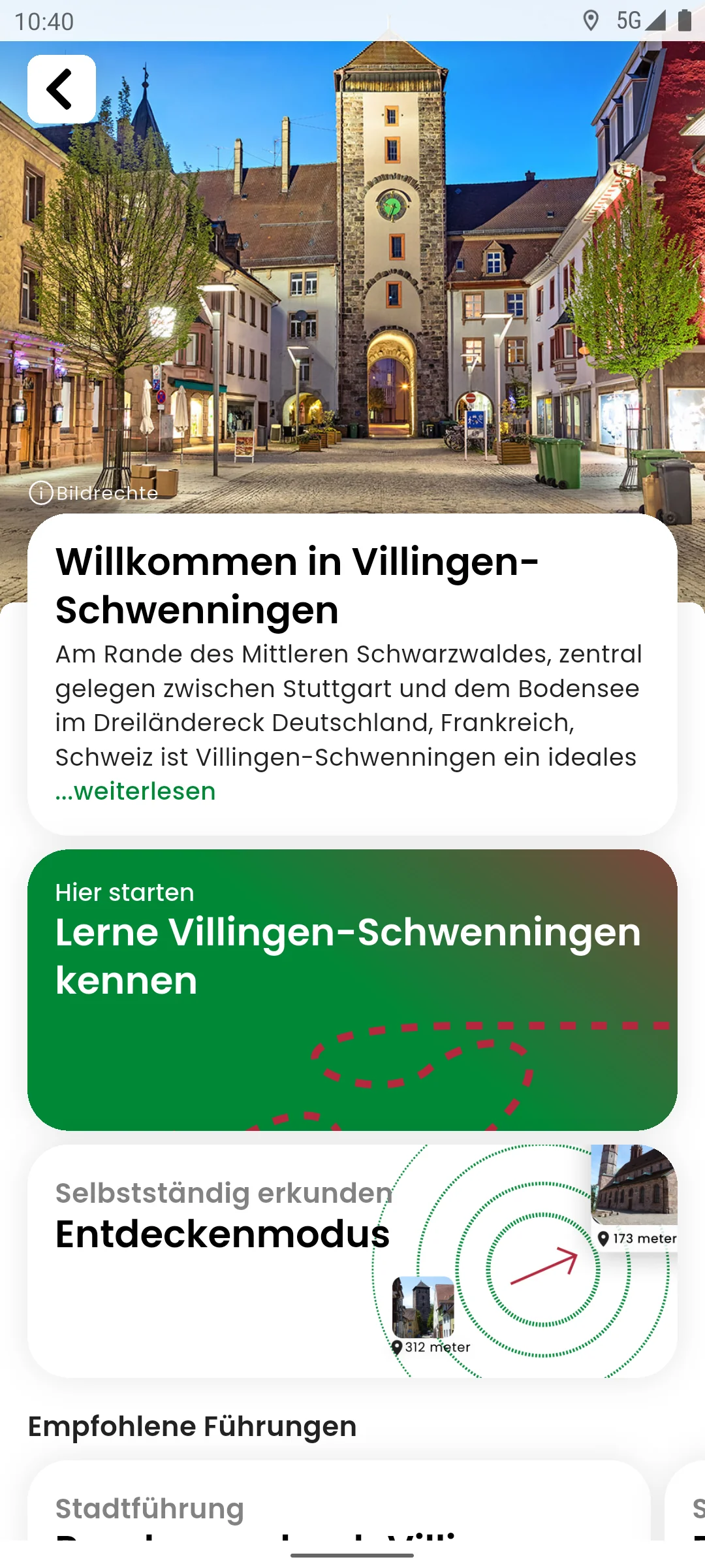 zeigmal App Screenshot – Villingen-Schwenningen