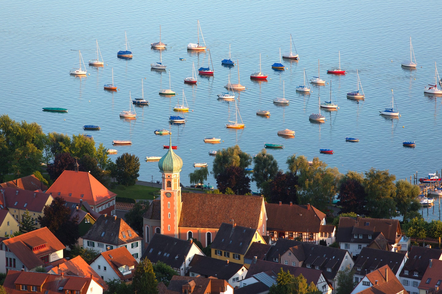 Allensbach city view