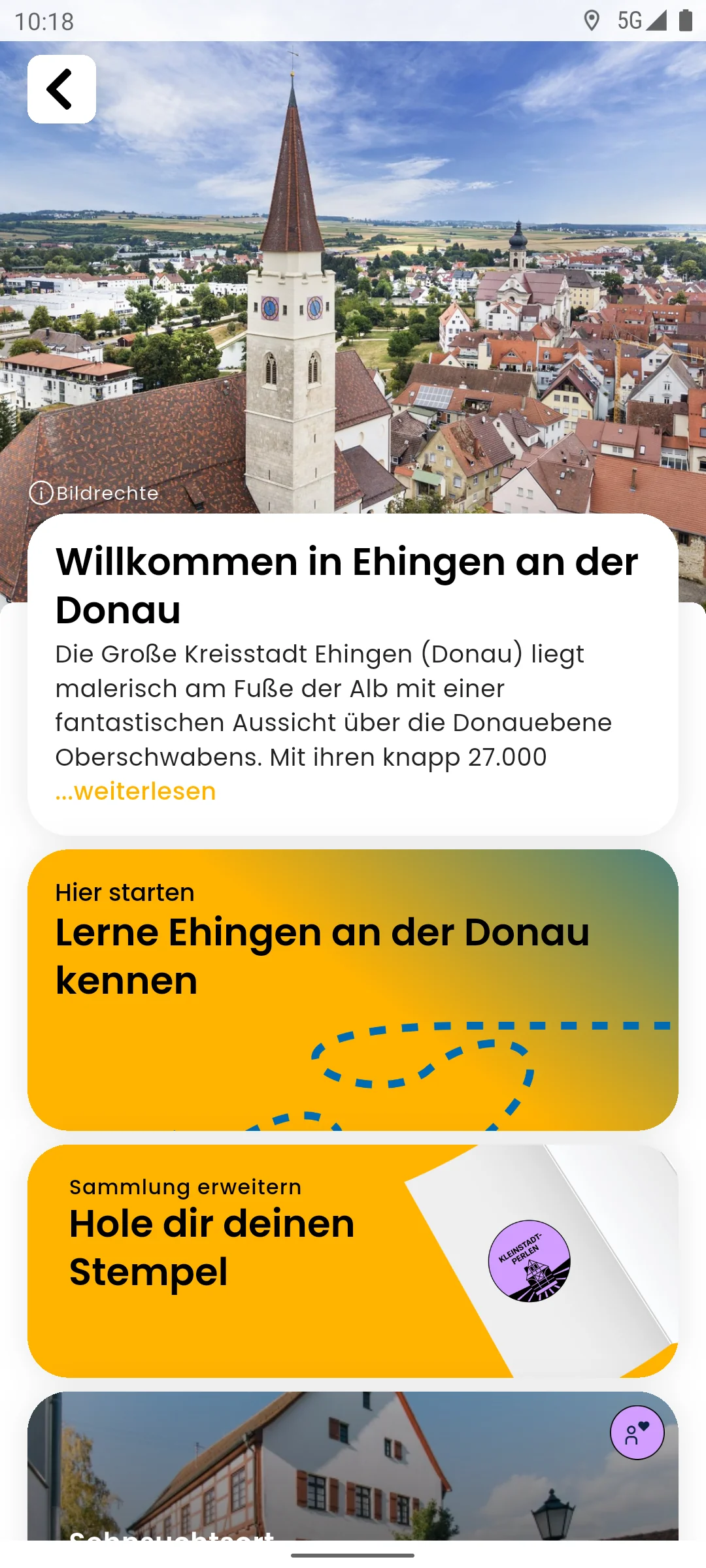 zeigmal App Screenshot – Ehingen (Donau)