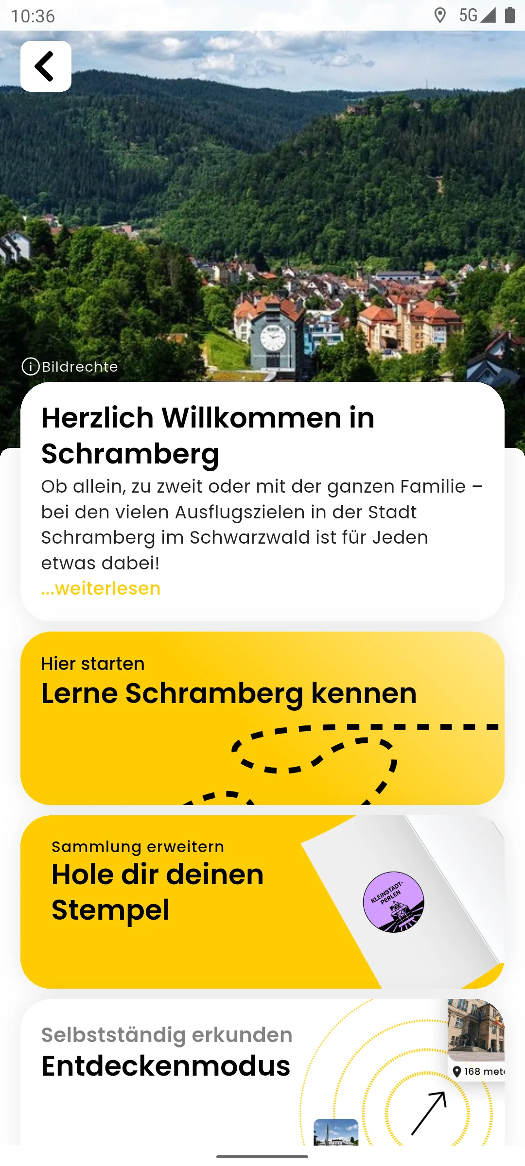 zeigmal App Screenshot – Schramberg