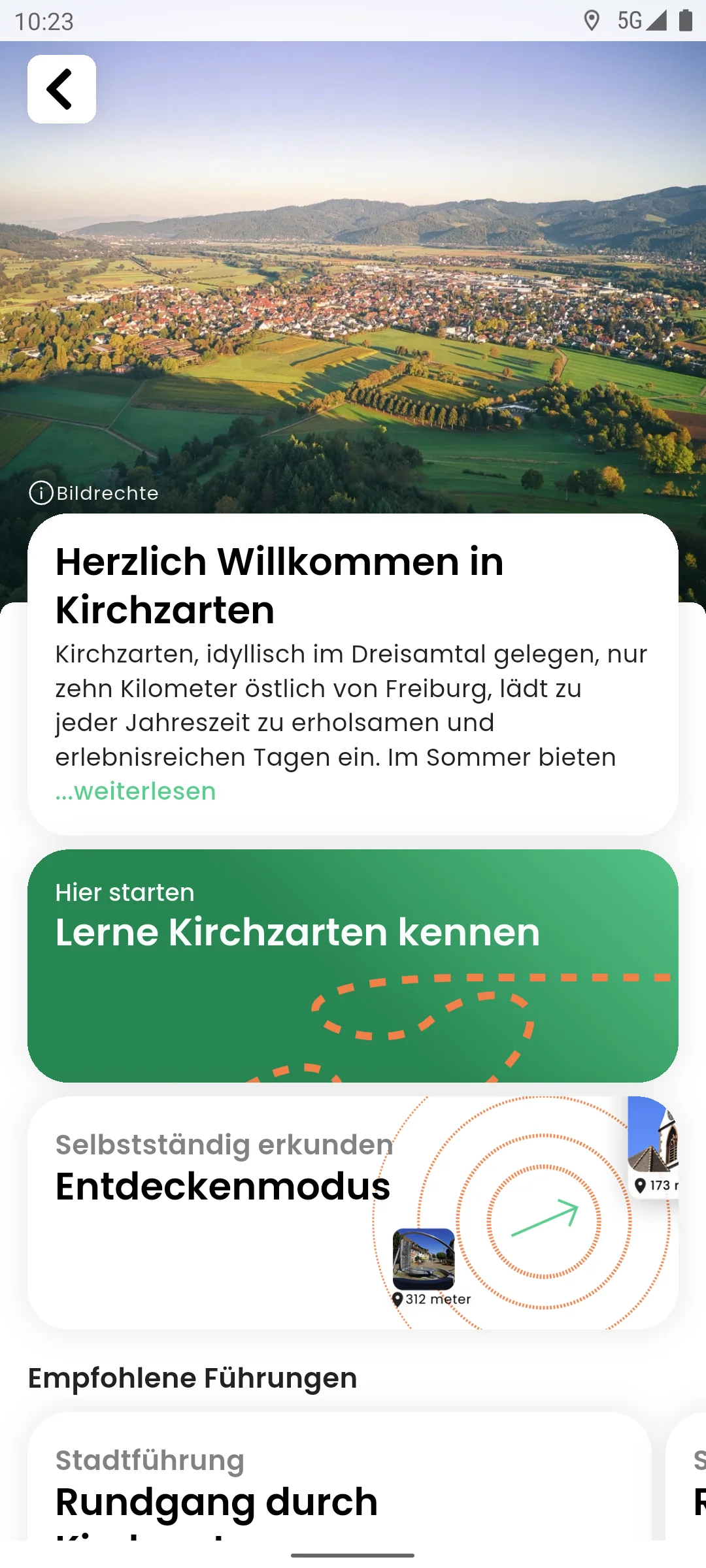 zeigmal App Screenshot – Kirchzarten