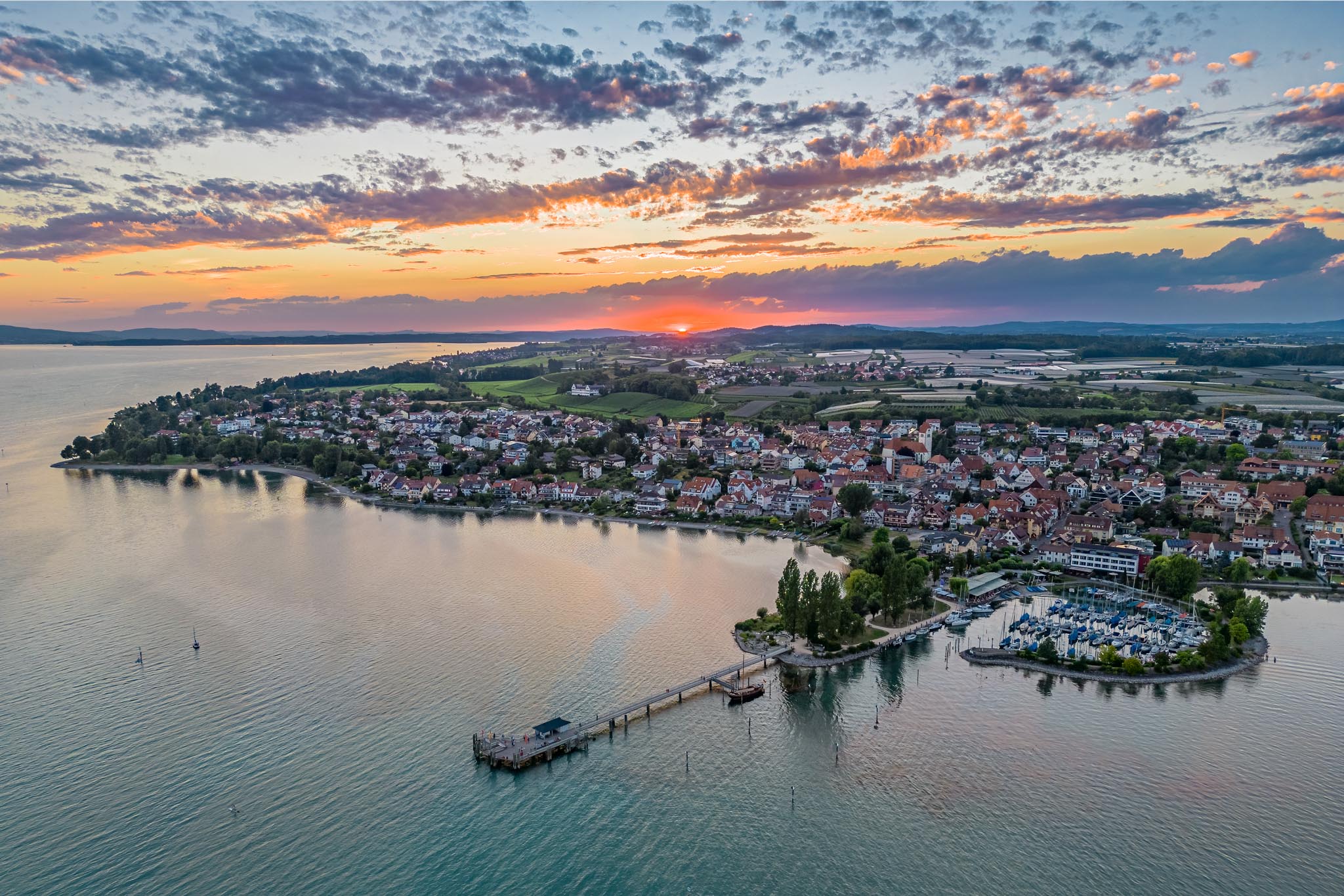 Immenstaad city view