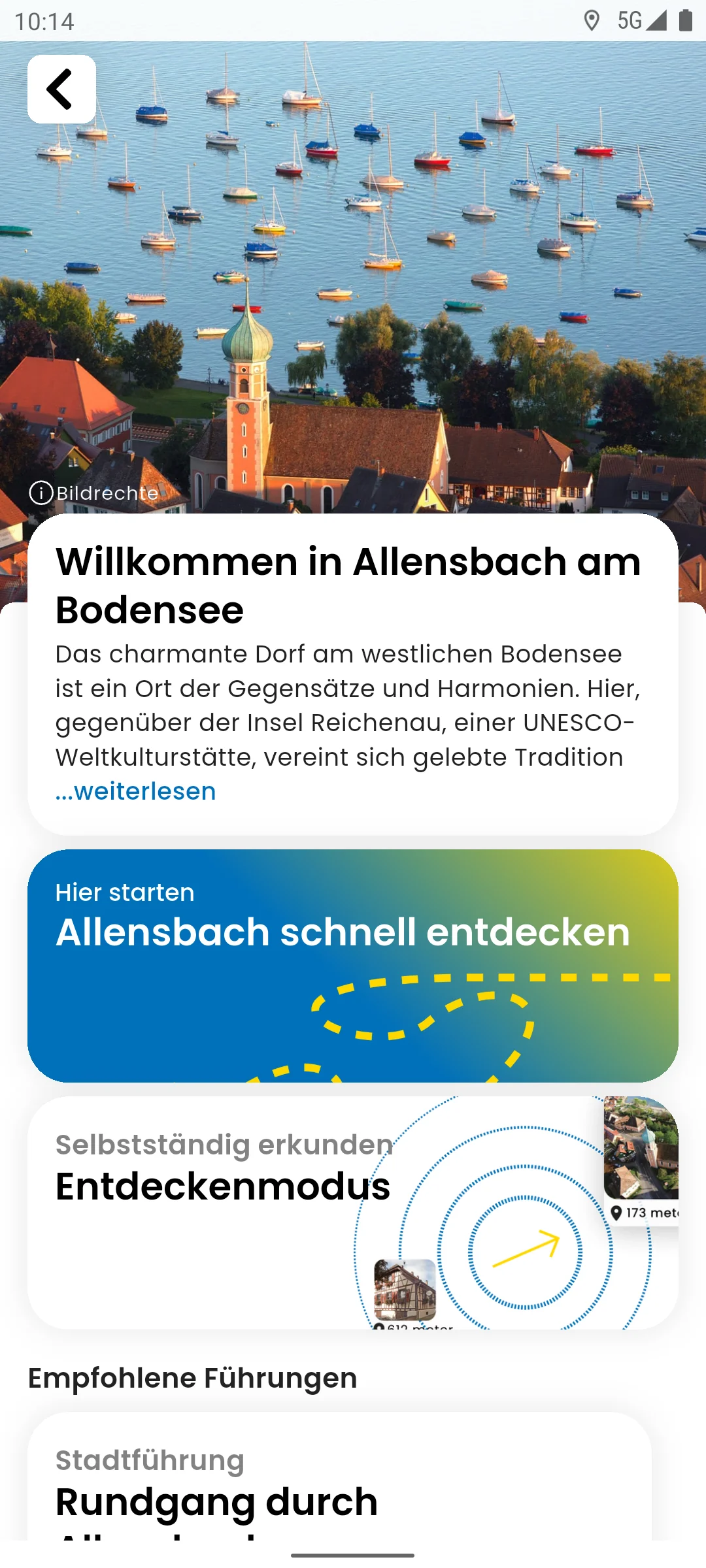 zeigmal App Screenshot – Allensbach